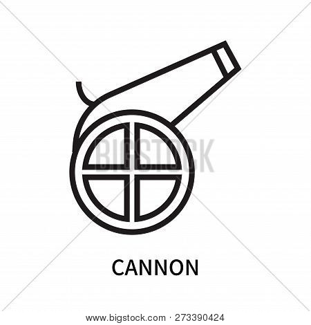Cannon Icon Isolated On White Background. Cannon Icon Simple Sign. Cannon Icon Trendy And Modern Sym