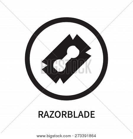 Razorblade Icon Isolated On White Background. Razorblade Icon Simple Sign. Razorblade Icon Trendy An