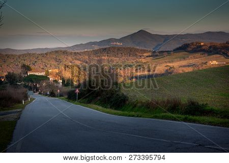 Casale Marittimo, Pisa, Tuscany - Landscape, Hills Of Val Di Cecina, Italy