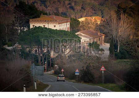 Casale Marittimo, Pisa, Tuscany - Landscape, Hills Of Val Di Cecina, Italy