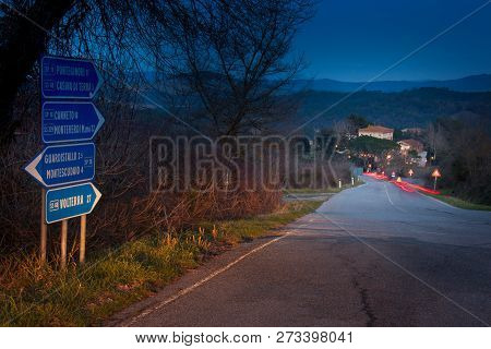 Casale Marittimo, Pisa, Tuscany - Landscape, Hills Of Val Di Cecina, Italy