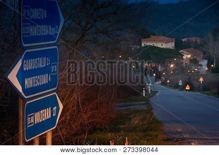Casale Marittimo, Pisa, Tuscany - Landscape, Hills Of Val Di Cecina, Italy