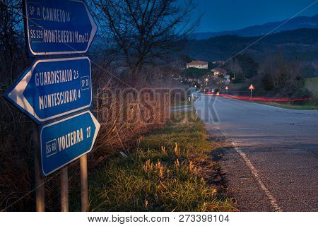 Casale Marittimo, Pisa, Tuscany - Landscape, Hills Of Val Di Cecina, Italy