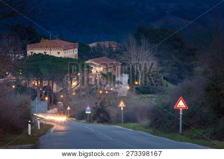 Casale Marittimo, Pisa, Tuscany - Landscape, Hills Of Val Di Cecina, Italy
