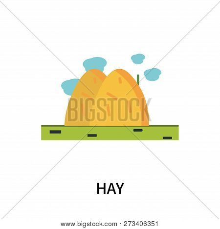 Hay Icon Isolated On White Background. Hay Icon Simple Sign. Hay Icon Trendy And Modern Symbol For G