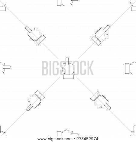 Fuck Gesture Pattern Seamless Repeat Geometric For Any Web Design