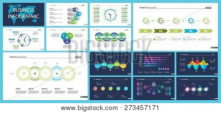Business Inforgraphic Design Set For Management Concept. Can Be Used For Business Project, Annual Re