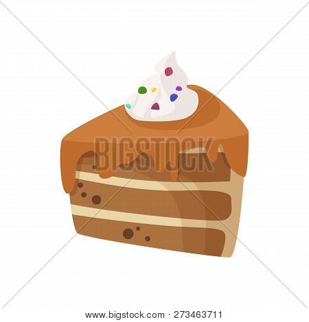 Cake Illustration. Pie, Slice, Sweet. Food Concept.vector Illustration Can Be Used For Topics Like F