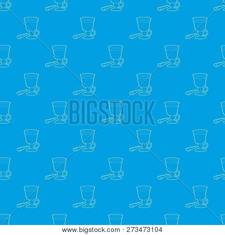Mulled Wine Pattern Seamless Blue Repeat For Any Use