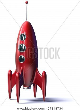 Röd raket