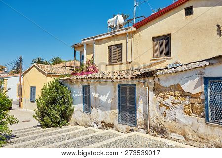 Old Antique Shop At Popular Tourist Arasta Street. Nicosia, Cyprus.
