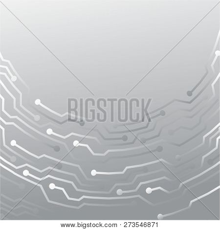 Creative Concept Metal Silver Scheme Texture, Page Template  Design Abstract Techno Background For W