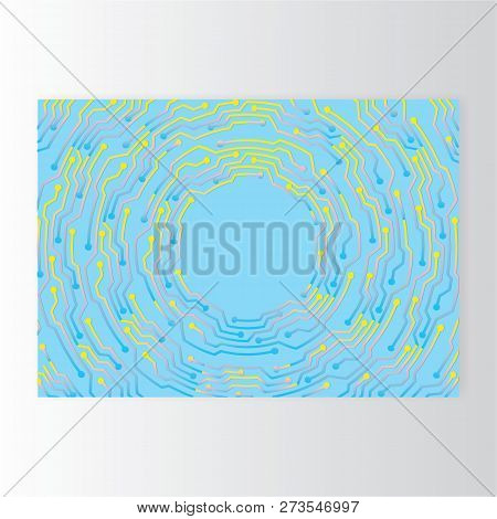 Creative Concept Meta Blue Yellow Lilach  Scheme Texture, Page Template  Design Abstract Techno Back