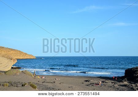 Photo Picture Of The Beautiful Ocean Coasts View Montana Amarilla La Pelada Tenerife