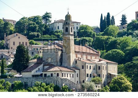 View Of The Village Of Arqua Petrarca Padua Italy
