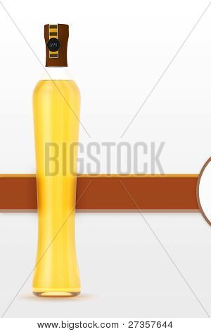 Olie glas flaske Design