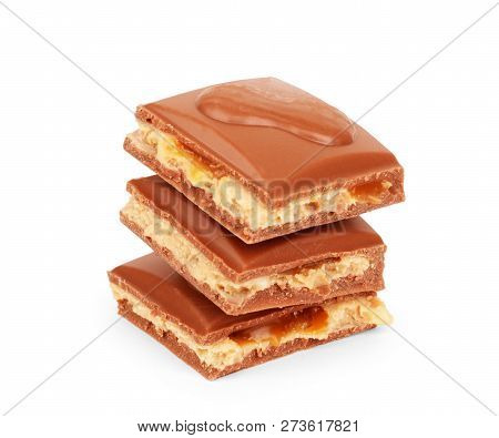 Chocolate Covered Peanut Butter Candy Cutting, Dessert, Snack, Portion, Remote, Sugar, Separation