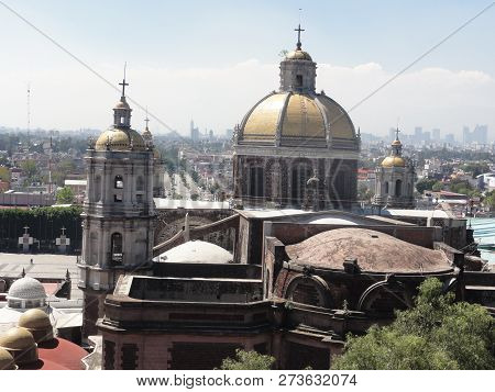 Basilica Our-lady-of-guadalupe - Mexico. The Basilica Our-lady-of-guadalupe Is A Catholic Basilica D