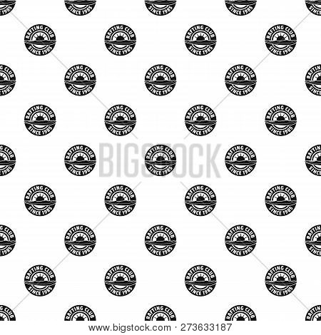 Rafting Club Pattern Seamless Repeat Geometric For Any Web Design