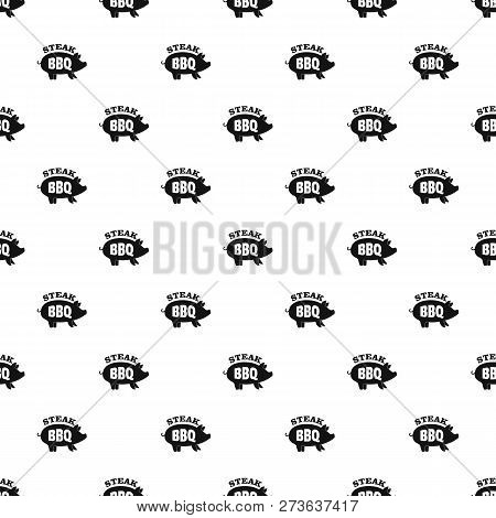 Bbq Steak Pattern Seamless Repeat Geometric For Any Web Design