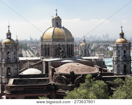 Basilica Our-lady-of-guadalupe - Mexico. The Basilica Our-lady-of-guadalupe Is A Catholic Basilica D