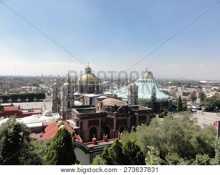 Basilica Our-Lady-of-Guadalupe - Mexico. The Basilica Our-Lady-of-Guadalupe is a catholic basilica d
