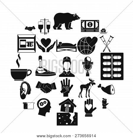 Endowment Icons Set. Simple Set Of 25 Endowment Icons For Web Isolated On White Background