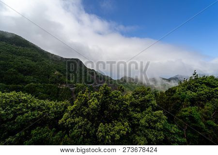 View Of The Macizo De Anaga Mountain Range. Tenerife. Canary Islands. Spain.