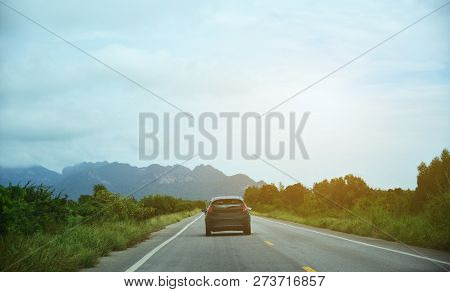 Car Driving On Road