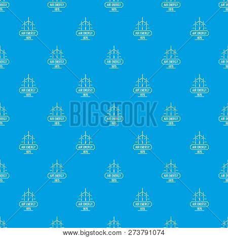 Air Energy Pattern Vector Seamless Blue Repeat For Any Use