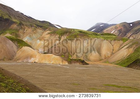 Landmannalaugar Area Landscape, Fjallabak Nature Reserve, Iceland