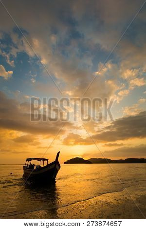 Pantai Cenang Beach Langkawi Sunset