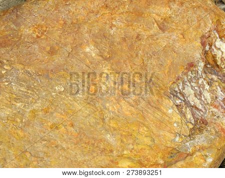Close Of Red Stone Texture Stone Background