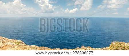 Ancient Gramvousa Fort In Seacrete