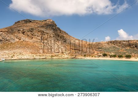 Ancient Gramvousa Fort On Big Mountain