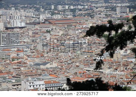 Old Town Roofs View From The Sky