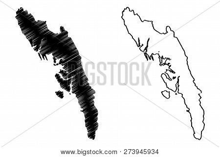 Rakhine State (administrative Divisions Of Myanmar, Republic Of The Union Of Myanmar, Burma) Map Vec