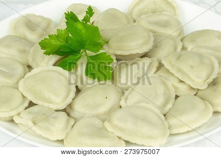 The image of cooked pelemene