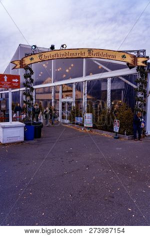 Christkindlmarket Bethlehem Entrance  Sign