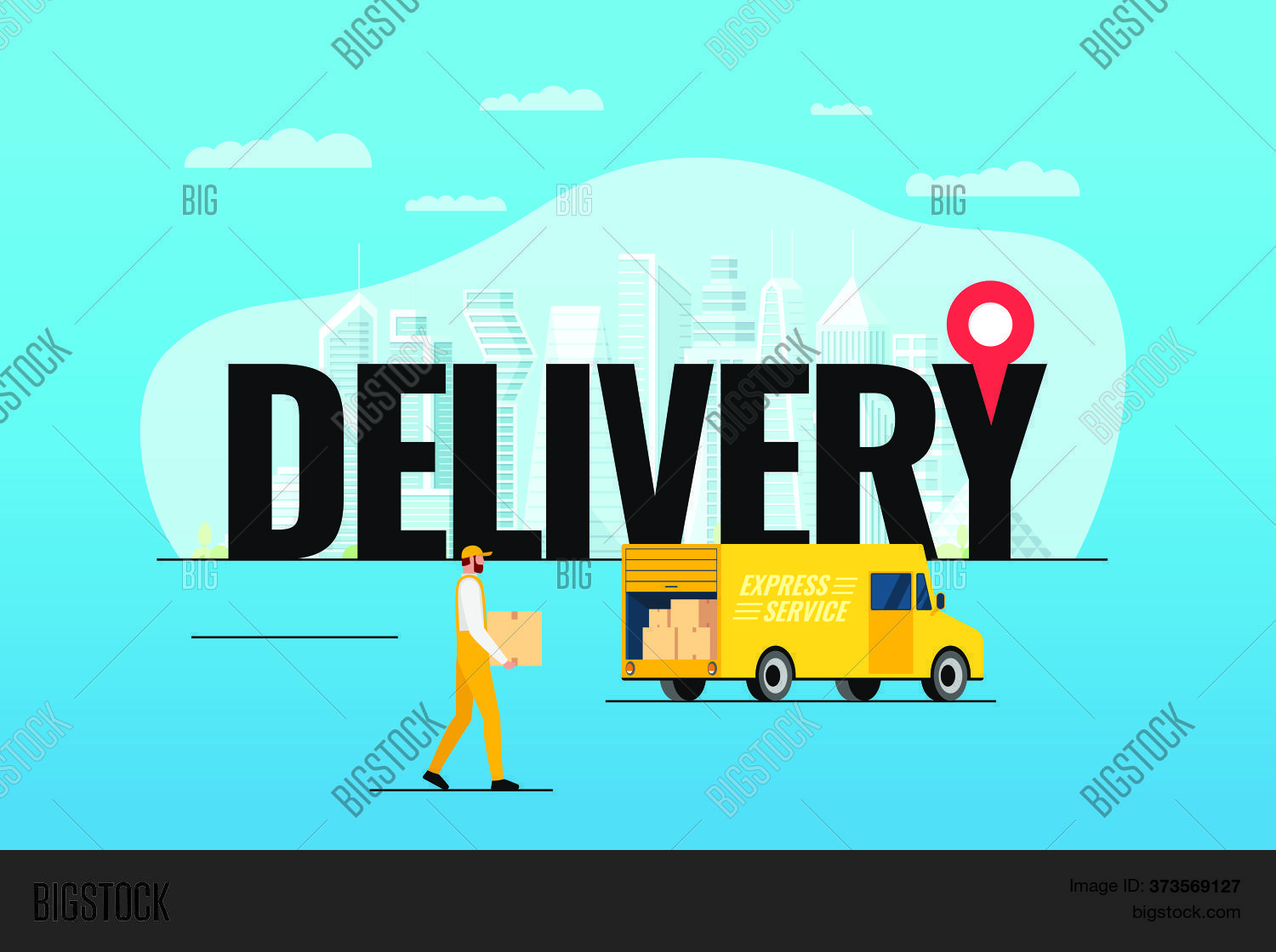 Express Delivery Vector & Photo (Free Trial) | Bigstock