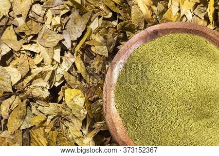 Coca Leaves And Flour - Erythroxylum Coca