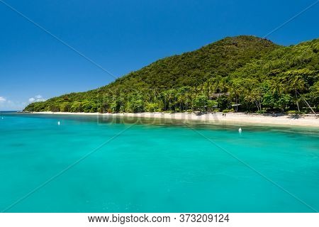 Fitzroy Tropical Island Beach In A Sunny Day