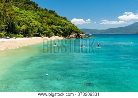 Fitzroy Tropical Island Beach In A Sunny Day