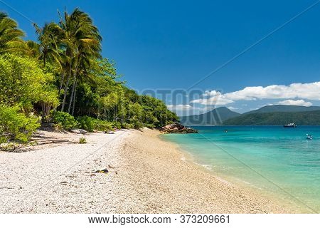 Fitzroy Tropical Island Beach In A Sunny Day