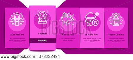 Traditional Naturopathy Medicine Onboarding Mobile App Page Screen Vector. Naturopathy Alternative T