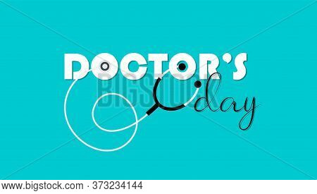 Doctors Day. A Syringe And Heartbeat Graph For A Doctors Day Vector Illustration. Heart, Syringe, St