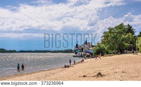 City Beach In Izmail, Ukraine