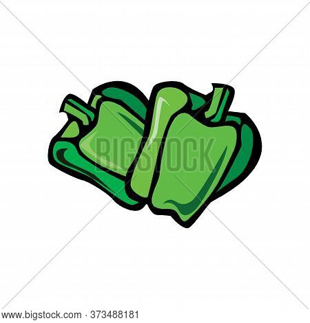 Pepper Vector Illustration Isolated On A White Background