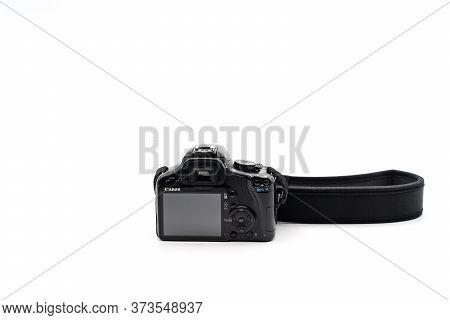 Bangkok, Thailand - 7 Feb 2020: Canon 450d, The Dslr Camera Was Announced On 23 January 2008 And Rel