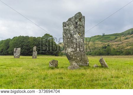 Neolithic And Bronze Age Archaeological Standing Stones Site